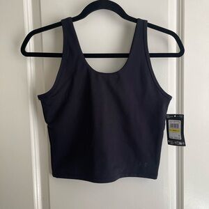 Under Armour Black Performance Crop Tank Top
